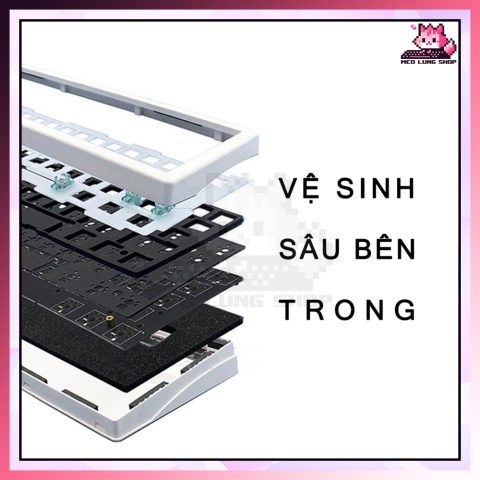 Vệ sinh bàn phím cơ chuyên sâu