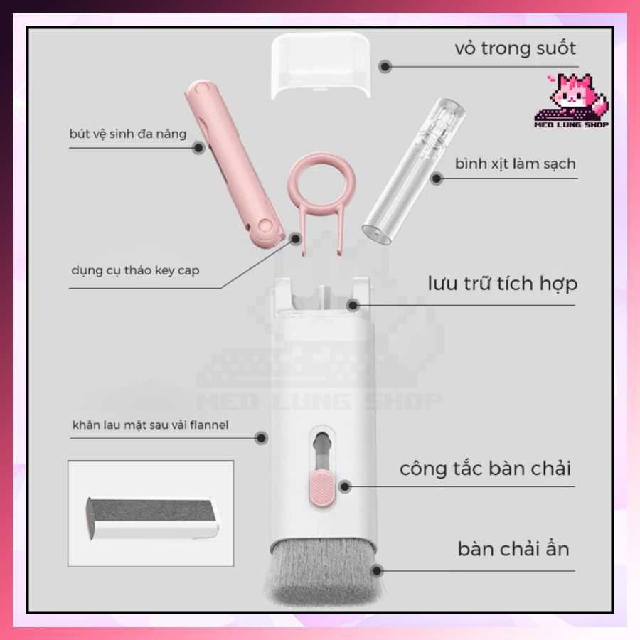 Bộ vệ sinh 7in1